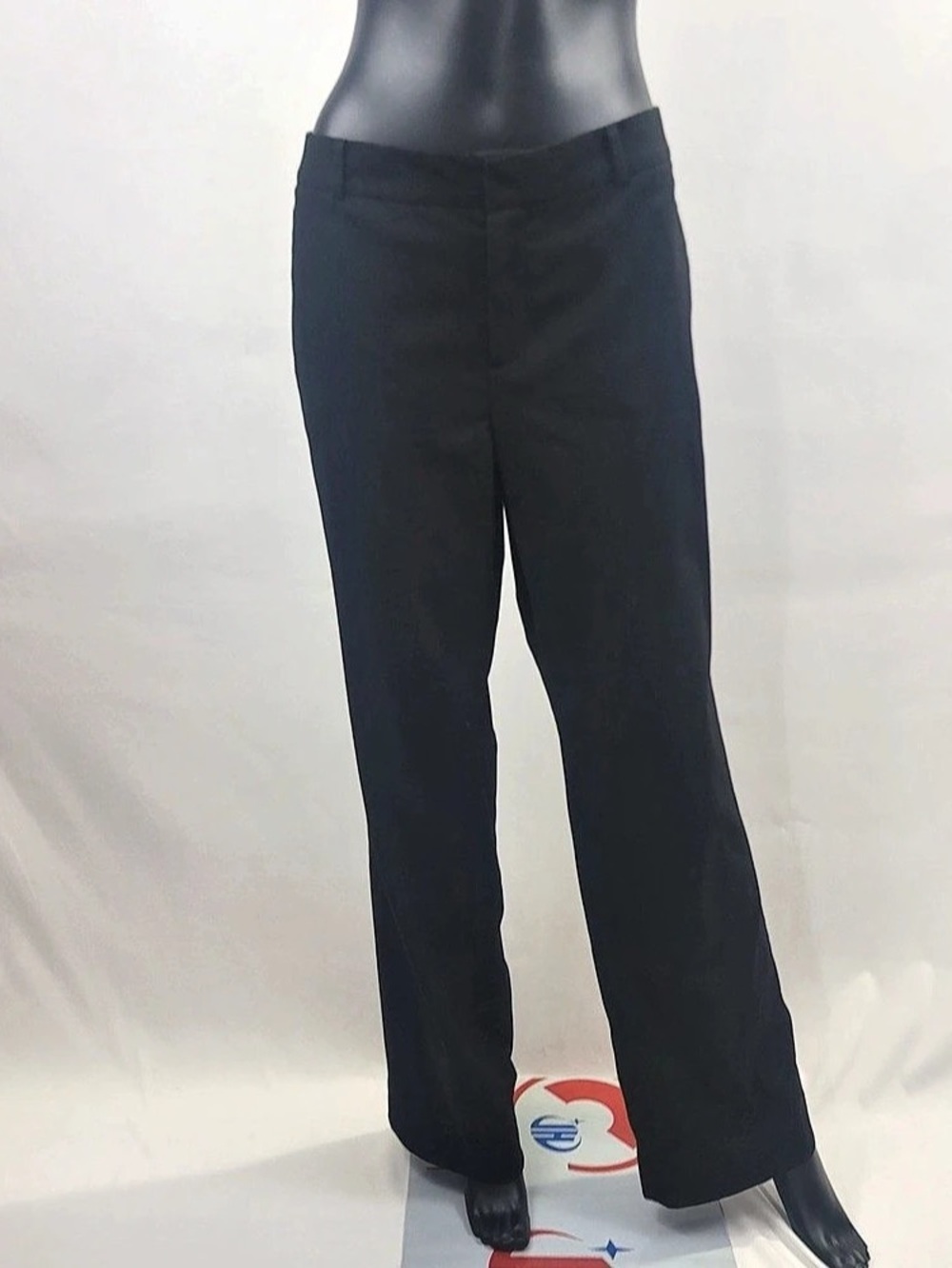 Banana Republic Martin Fit Black Bootcut Pants Size 12R